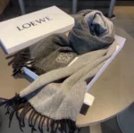 Loewe Anagram Reversible Wool Scarf - Image 6