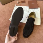 Loro Piana Open Walk Suede Ankle Boot - Image 6