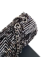 Chanel CF Sequined SO Handbag 21cm - Image 6