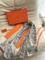 Hermès 2026 Silk Cashmere Shawl 140 - Image 6
