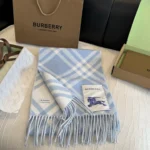 Burberry Check Cashmere Scarf - Image 6