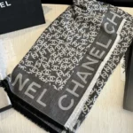 Chanel 26C CC Logo Square Scarf 122cm - Image 6