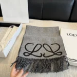 Loewe Anagram Reversible Cashmere Scarf - Image 6