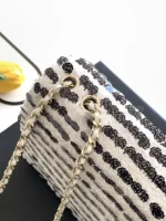 Chanel CF Sequined SO Handbag 21cm - Image 6