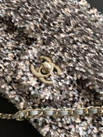 Chanel CF Sequined SO Handbag 21cm - Image 6