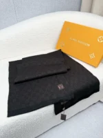 Louis Vuitton Petit Damier Knit Wool Scarf - Image 6