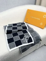 Louis Vuitton Damier Heritage Knit Wool Scarf - Image 6