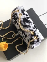 Chanel CF Sequined SO Handbag 21cm - Image 6