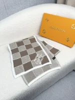 Louis Vuitton Damier Heritage Knit Wool Scarf - Image 6