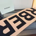 Burberry Logo Letter Reversible Scarf - Image 6