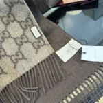 Gucci GG Jacquard Gradient Cashmere Scarf - Image 6