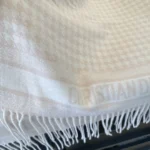 Dior Houndstooth Cashmere Scarf - Image 6