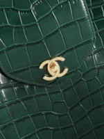 Chanel Supermodel Tote Bag Black Calfskin Gold Double C Logo - Image 6