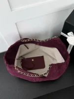 Chanel Suede Tote Shopping Bag AS6475 - Image 6