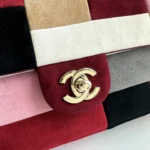 Chanel 26B Two-Tone Suede Handbag 24.5cm - Image 6
