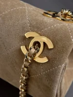 Chanel 26A Suede Classic Flap Bag 22cm - Image 6