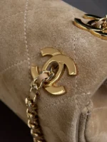 Chanel 26A Suede Classic Flap Bag 25.5cm - Image 6