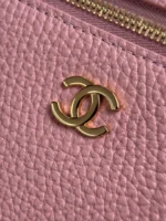 Chanel Lychee Leather Box Bag with Chain Strap - Image 6