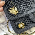 Chanel 26M Coco Beach Woven Flap Bag 21cm - Image 6