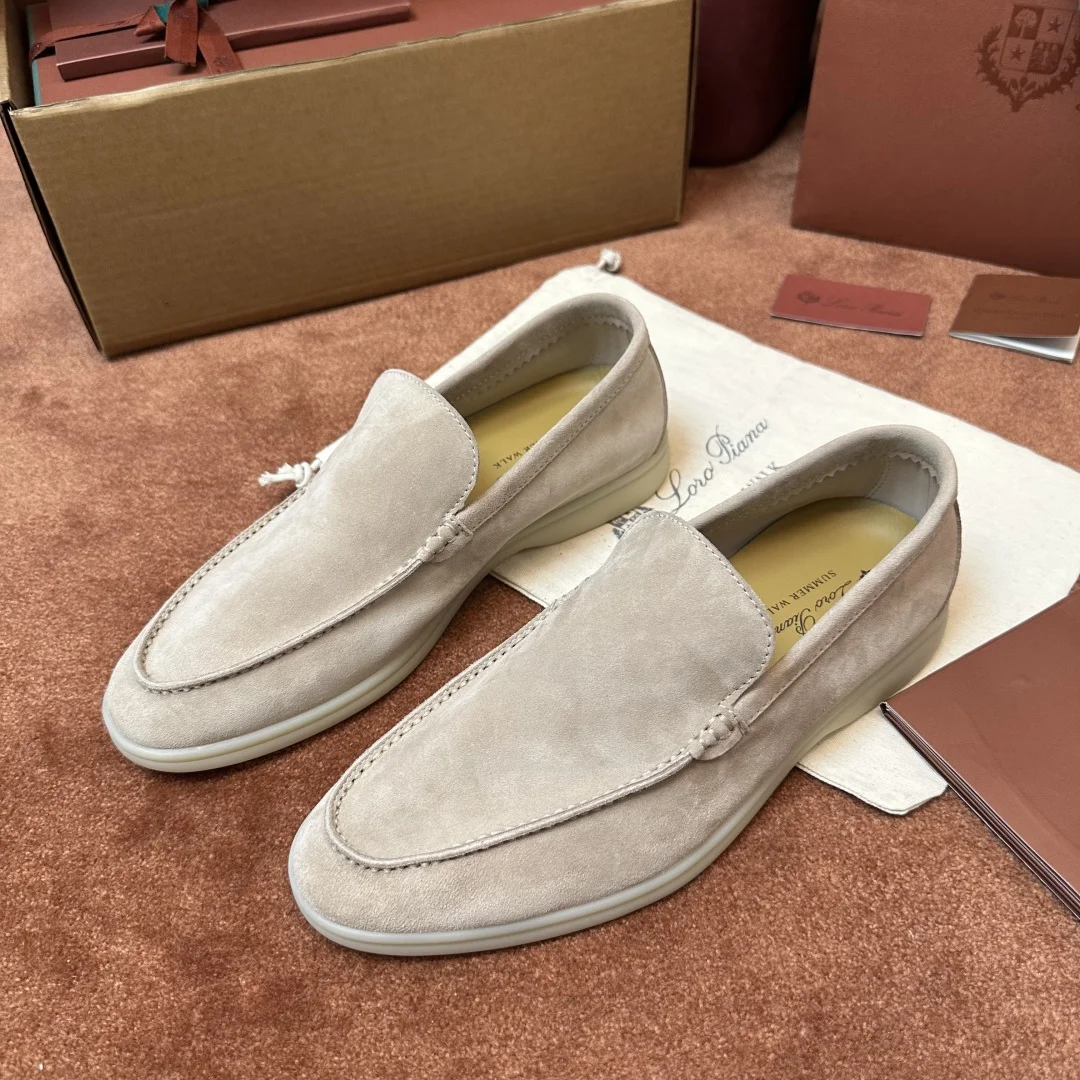 6-2260 Loro Piana Summer Walk Men's Moccasin Loafers - Image 1