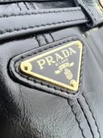 Prada LuxSoft Bonnie Mini Leather Bag 23.5cm - Image 6