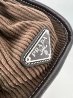 Prada Bonnie Medium Corduroy and Leather Bag 32cm - Image 6