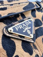 Prada LuxSoft Bonnie Leopard Print Bag 32cm - Image 6