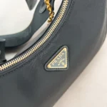 Prada Re-Edition 2005 Re-Nylon Hobo Bag Gold Hardware 22cm - Image 6
