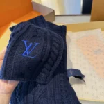 Louis Vuitton Only LV Mini Cable Knit Wool Scarf 135x20cm - Image 5