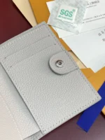 Louis Vuitton Lisa Compact Wallet Monogram Empreinte Grey 11.5cm - Image 6
