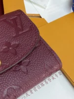 Louis Vuitton Monogram Empreinte Coin Purse Bordeaux 11cm - Image 6