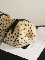Chanel Kiss-Lock Bowling Shoulder Bag Spotted Print - Image 6