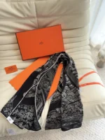 Hermes 2026 Silk-Cashmere Scarf 140x140cm - Image 6