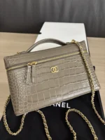 Chanel Khaki Handbag - Image 6