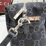 Gucci Generation GG Denim Mini Boston Bag 20cm - Image 6