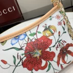 Gucci Generation Flora Print Shoulder Bag with Chain 21cm - Image 6