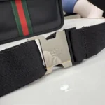 Gucci 2026 Web Stripe Leather Belt Bag 24cm - Image 6