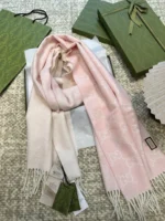 Gucci GG Reversible Cashmere Scarf 47*200cm - Image 6