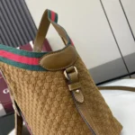 Gucci Giglio Small GG Suede Tote Bag with Pouch 25cm - Image 6