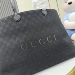 Gucci NY GG Canvas Tote Bag Black 42cm - Image 6