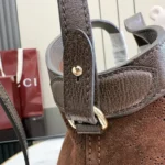 Gucci Giglio Perforated GG Suede Tote Bag 25cm - Image 6
