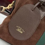 Gucci Borsetto Horsebit Suede Boston Bag 28cm - Image 6