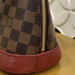 Louis Vuitton Alma BB Damier Monogram Rouge N48279 - Image 6