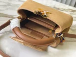 Louis Vuitton Capucines Mini Suede Resin LV M29612 21cm - Image 6