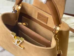 Louis Vuitton Capucines BB Suede Resin LV M29612 27cm - Image 6