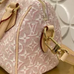 Louis Vuitton Speedy Bandouliere 20 Monogram Embleme Pink M2A039 - Image 6