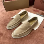Loro Piana Summer Walk Men's Suede Moccasin FAE8124 H755