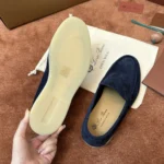 Loro Piana Summer Walk Men's Suede Moccasin FAE8124 W948 - Image 6