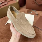 Loro Piana Summer Walk Men's Suede Moccasin FAE8124 DOIW - Image 5
