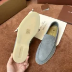 Loro Piana Summer Walk Men's Suede Moccasin FAE8124 60JF - Image 5